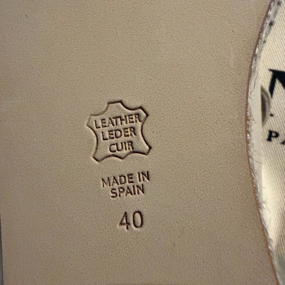 MAJOR SALE Size 40 LANVIN espadrille mule new in box and shoe bags. - Picture 8 of 10